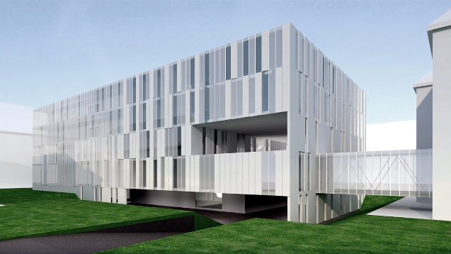 Projekt koncepcyjny szpitala architektów z Wrocławia widok 01 