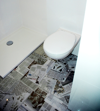 Aranżacja wnętrza małej łazienki autorstwa architektów wnętrz z biura architektonicznego amawa widok 02